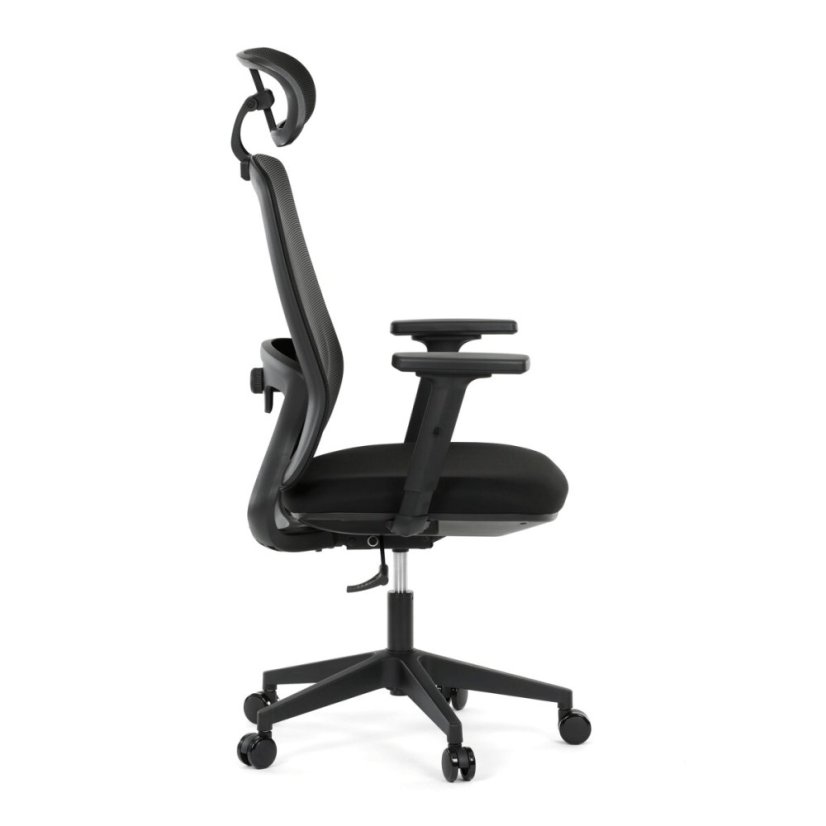 Kancelářská židle, synchronní mechanismus, černá síťovina, KA-S2176 BK