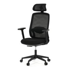 Kancelářská židle, synchronní mechanismus, černá síťovina, KA-S2176 BK
