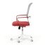 Kancelářská židle, houpací mechanismus, červená látka, KA-S425 RED