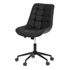Pracovní židle, výškově nastavitelná, černá látka, KA-V3120 BK3