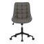 Pracovní židle, výškově nastavitelná, šedá látka, KA-V3120 GREY3