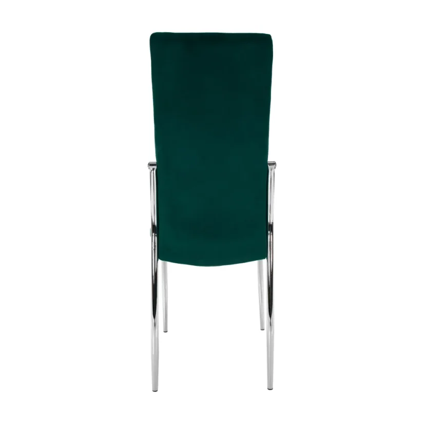 Židle, smaragdová Velvet látka/kov, ADORA NEW