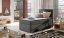 Kontinentální postel Boxspring RICCO šedá 90x200cm - Vyberte rozměry: 90x200cm