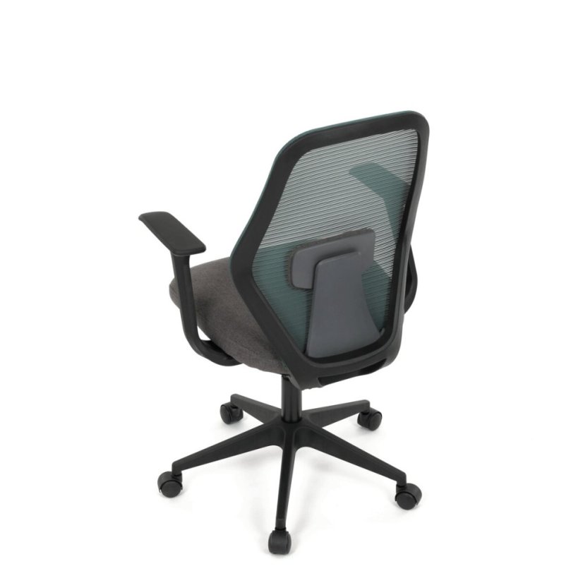 Kancelářská židle, houpací mechanismus, zelená síťovina, KA-V3149 GRN
