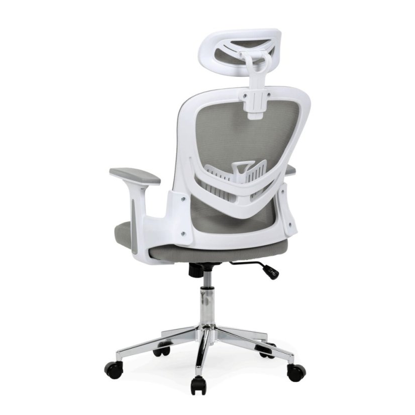 Kancelářská židle, houpací mechanismus, šedá, KA-K2031 GREY