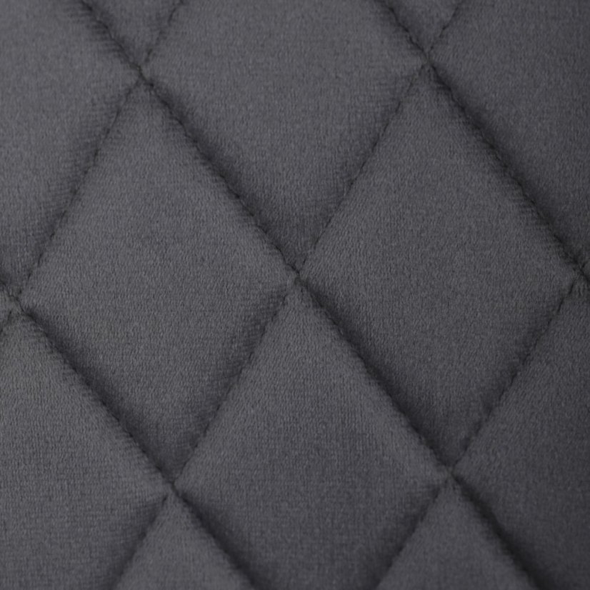 Jídelní židle, šedá, sametová látka, DCH-215 GREY4