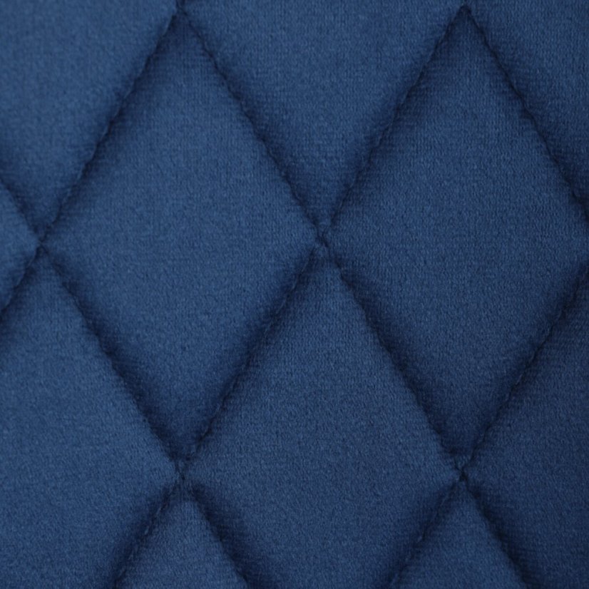 Jídelní židle, modrá, sametová látka, DCH-215 BLUE4
