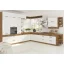 Dvířka na vestavnou myčku nádobí VEGA ZM 570x596, dub lancelot / bílá extra vysoký lesk HG