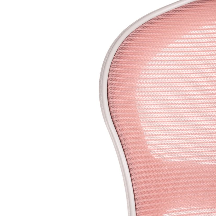 Dětská židle, výškově nastavitelná, růžová síťovina, KA-C801 PINK