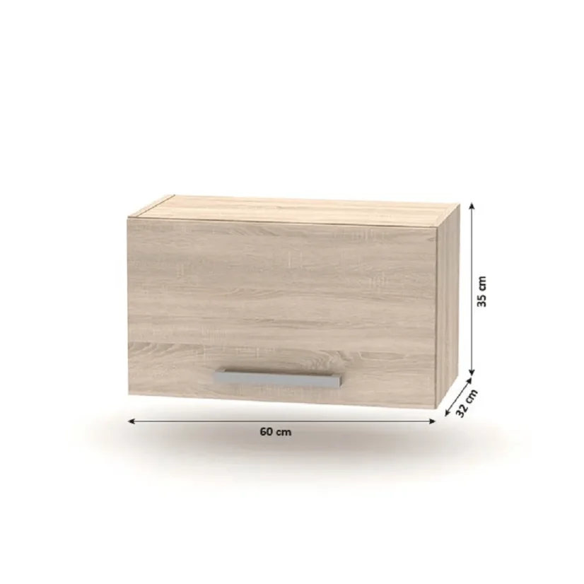 Horní digestorovou skříňka 1DV NOPL-011-OH, dub sonoma (60 x 35) cm