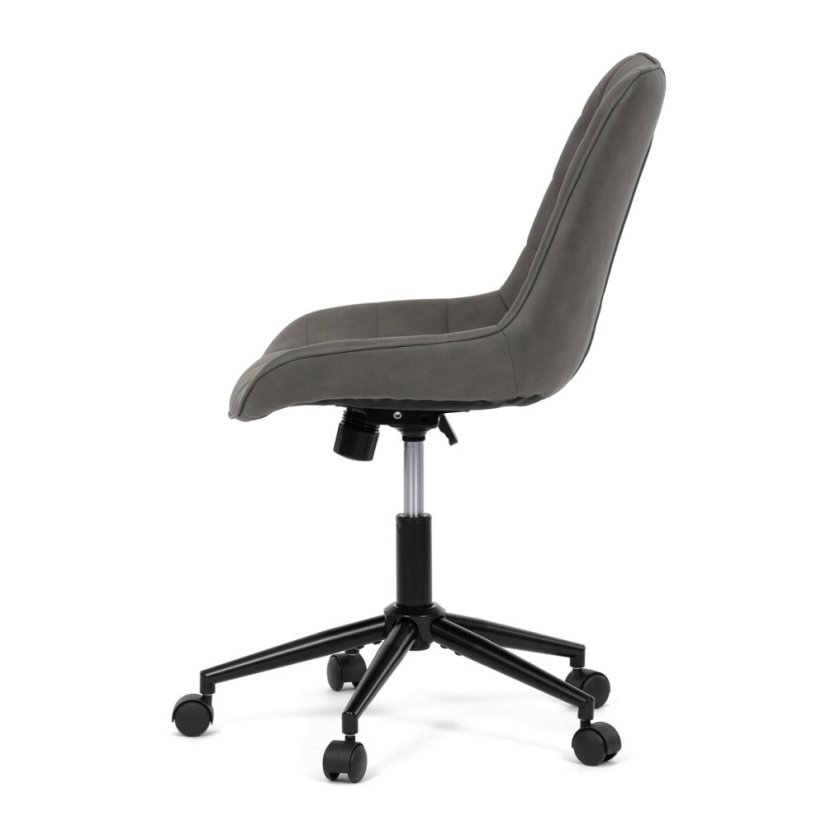 Pracovní židle, výškově nastavitelná, šedá látka, KA-V3120 GREY3