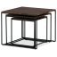 Konferenční stolek 60x60x51cm, mdf, ořech, AF-3008 WAL - Barva: Ořech#eup349255euv1