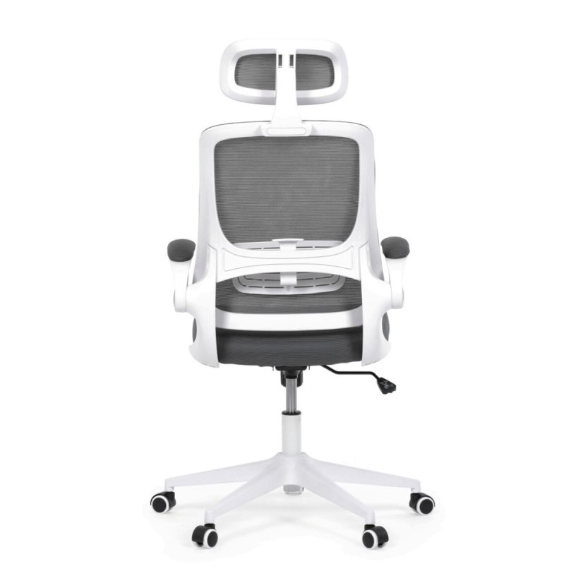 Kancelářská židle, houpací mechanismus, šedá síťovina, KA-Q843 GREY