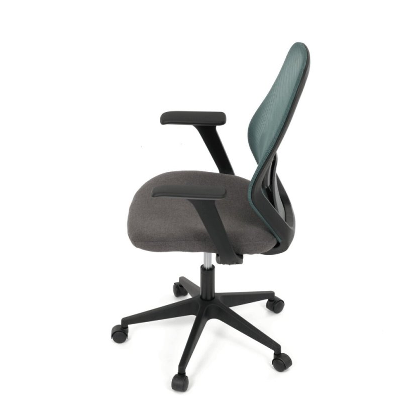 Kancelářská židle, houpací mechanismus, zelená síťovina, KA-V3149 GRN