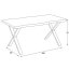 Jídelní stůl 160x90cm, mdf, šedý dub, HT-F4316 GREY - Barva: hnědá#eup349684euv2
