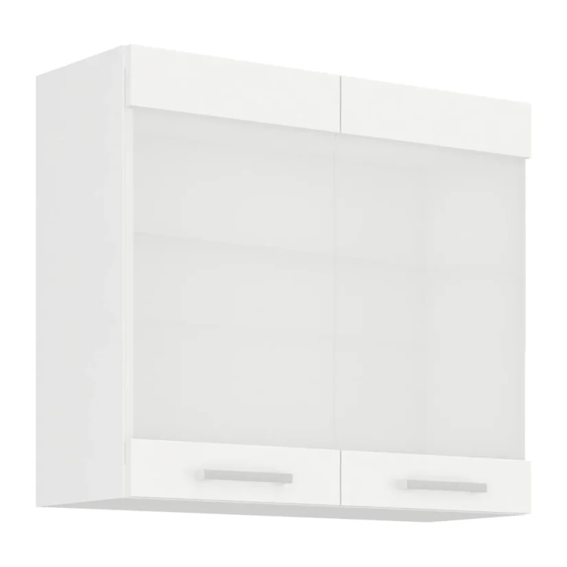 Horní skříňka SPLIT 80 GS-72 2F, bílá (80 x 71,5) cm