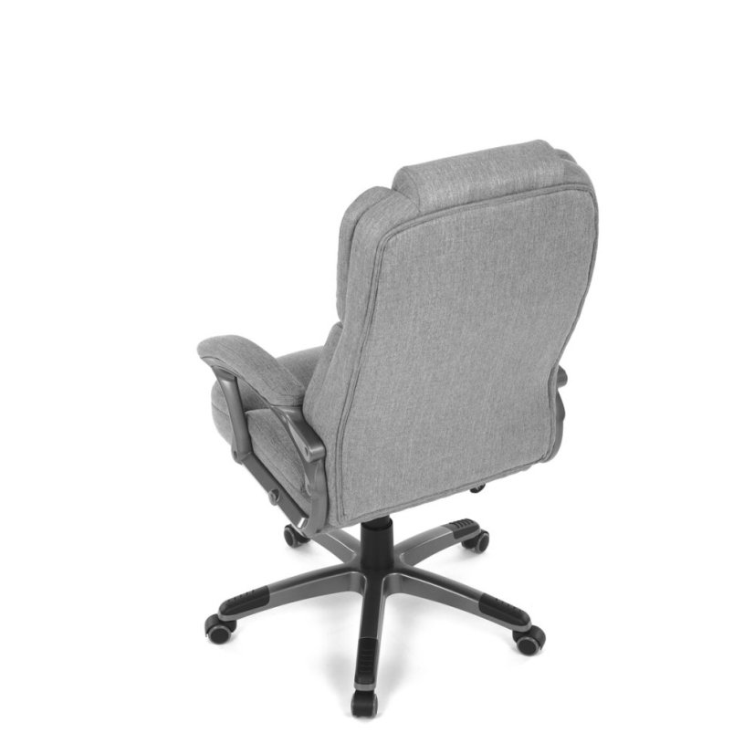 Kancelářské křeslo, houpací mechanismus, šedá látka, KA-C715 GREY2
