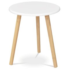 Konferenční stolek 40x40x45cm AF-1142 WT, mdf, bílá