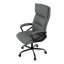 Kancelářské křeslo, houpací mechanismus, šedá ekokůže, KA-Y346 GREY