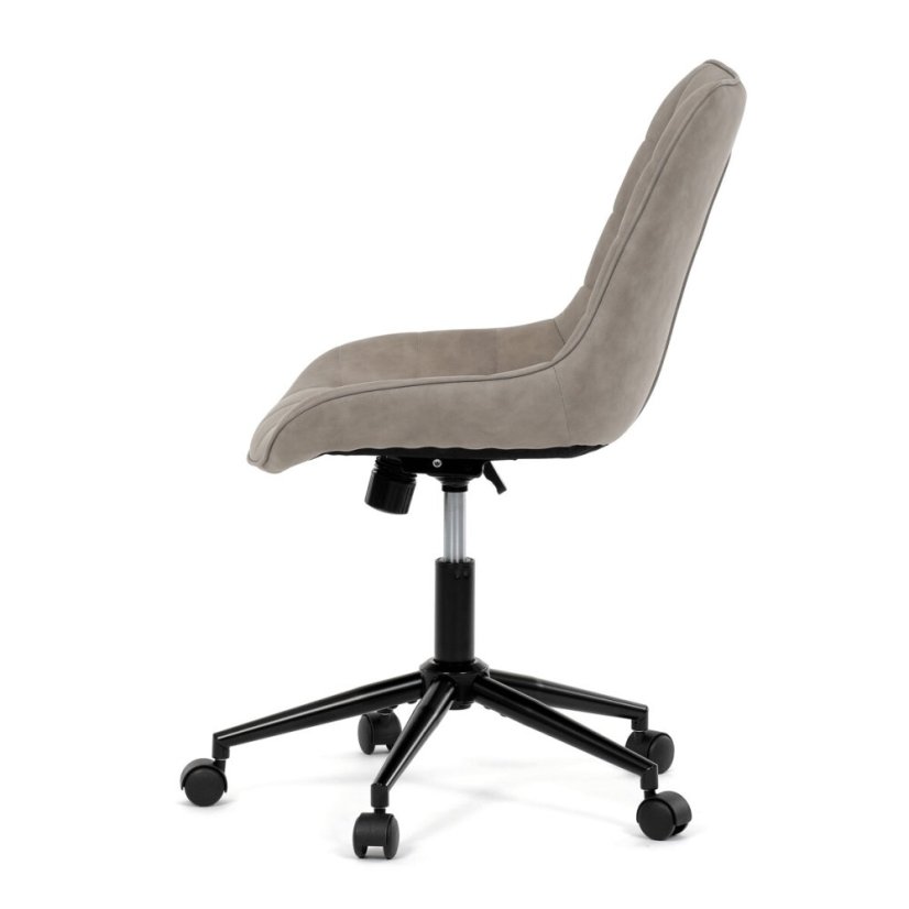 Pracovní židle, výškově nastavitelná, béžová látka, KA-V3120 LAN3