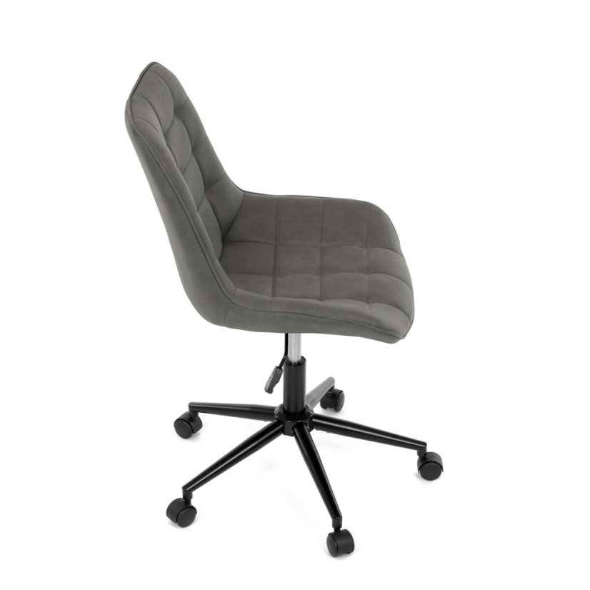 Pracovní židle, výškově nastavitelná, šedá látka, KA-V3120 GREY3