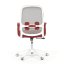 Kancelářská židle, houpací mechanismus, červená látka, KA-S425 RED