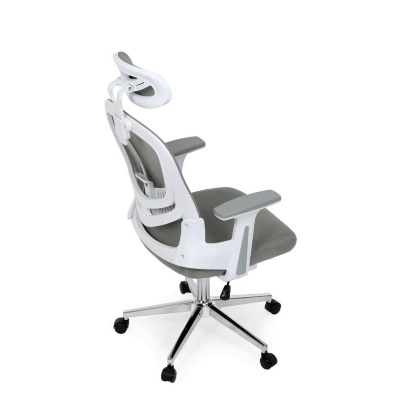 Kancelářská židle, houpací mechanismus, šedá, KA-K2031 GREY