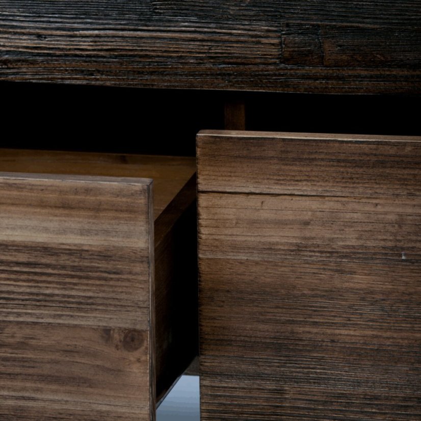 Konferenční stolek 120x60x48cm, masiv, old wood, AHG-536 PINE