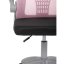 Dětská židle, výškově nastavitelná, růžová síťovina, KA-K2008 PINK