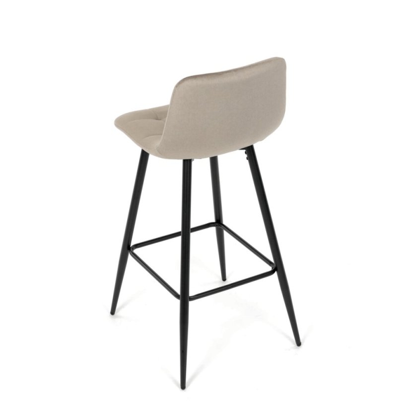 Barová židle, hnědá, látka,AUB-X7015 CAP2 - Barva (vyberte): hnědá#art-aub-x7015-cap2