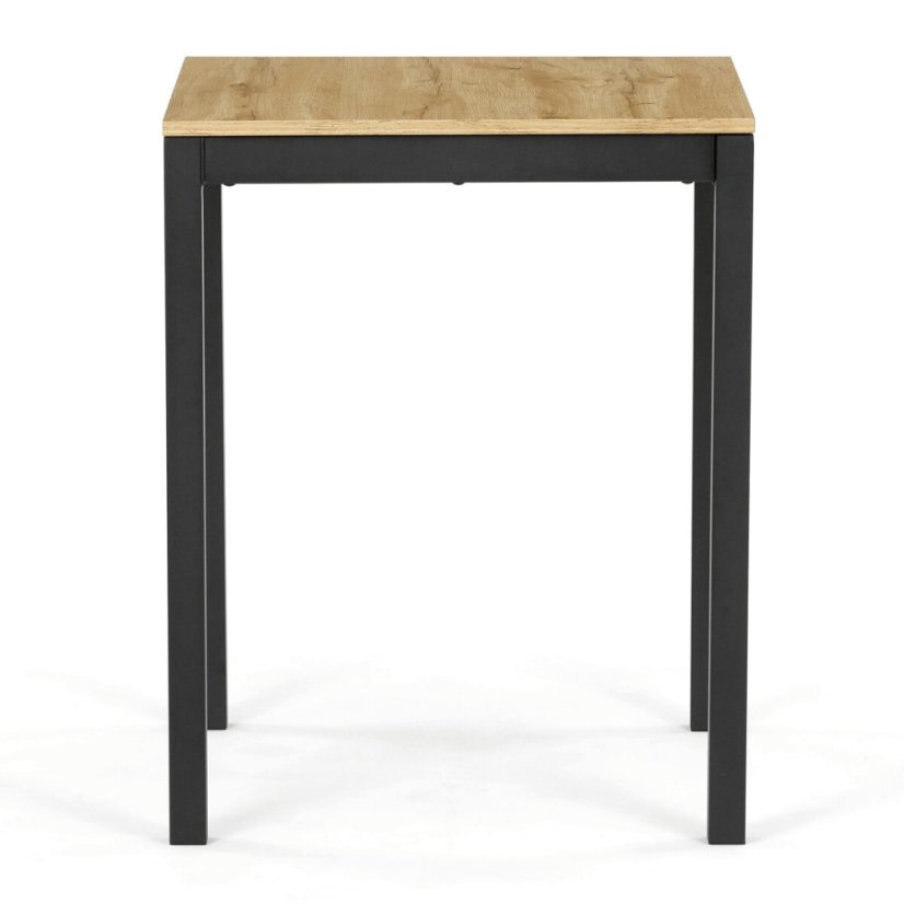 Jídelní stůl rozkládací 60-90x60 cm, melamin, dub, GDT-206 OAK - Barva (vyberte): hnědá - Barva (vyberte): hnědá#eup349726euv2