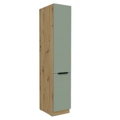 Vysoká skříňka, aquamarine/dub artisan, ARSANY 40 DK-210 2F