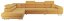 Rozkládací rohová sedačka VILDA DELUXE - Barva (vyberte): žlutá#jakub-jakub-wild-maxi-magic-velvet2212-zluta-eup343840-euv1, Umístnění rohu: levý roh