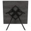 Jídelní stůl 90x90cm, lamino, šedý dub, HT-R5190 GREY