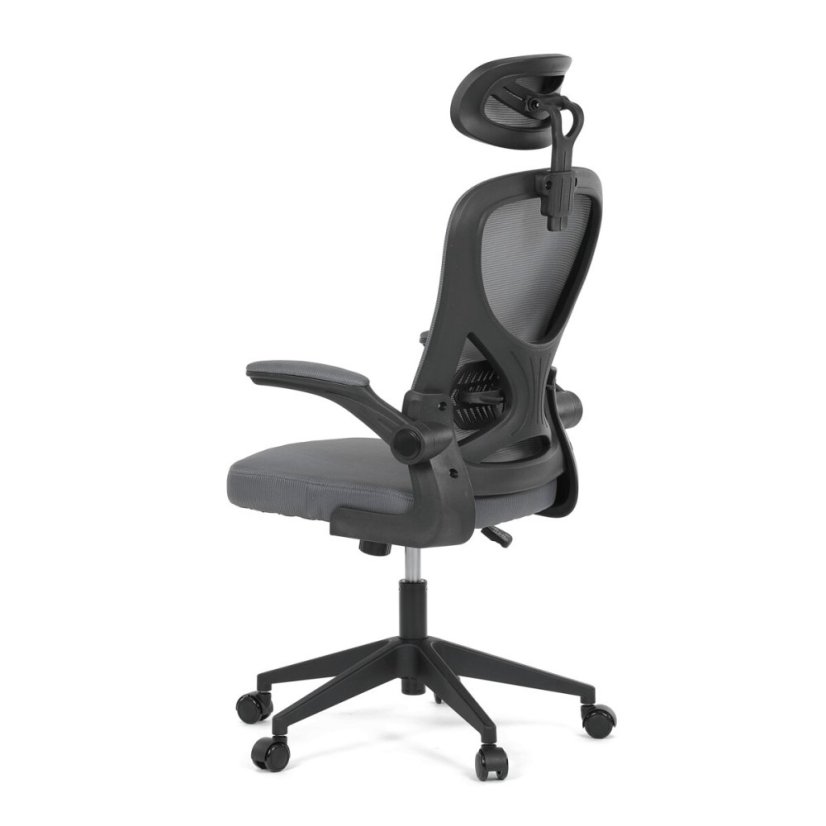 Kancelářská židle, houpací mechanismus, šedá, KA-K2021 GREY