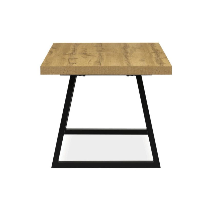 Jídelní stůl rozkládací 160- HT-R5624 OAK, lamino, dub (160 x 90) cm