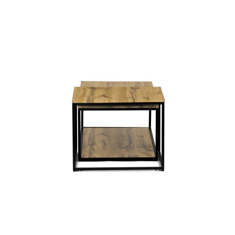 Konferenční stolek 100x50x35cm, mdf, divoký dub, CT-X7123 OAK