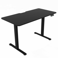 Ergonomický stůl s plynulou regulací výšky LT-H2210 BK, melamin, carbon (120 x 60) cm