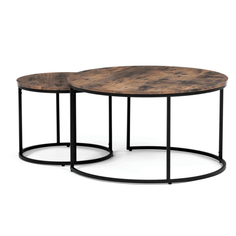 Konferenční stolek 80x80x45cm, mdf, old wood, AF-3002 OLW