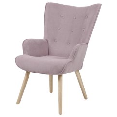 Relaxační křeslo, růžová, látka, AK-301 PINK2