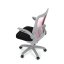 Dětská židle, výškově nastavitelná, růžová síťovina, KA-K2008 PINK