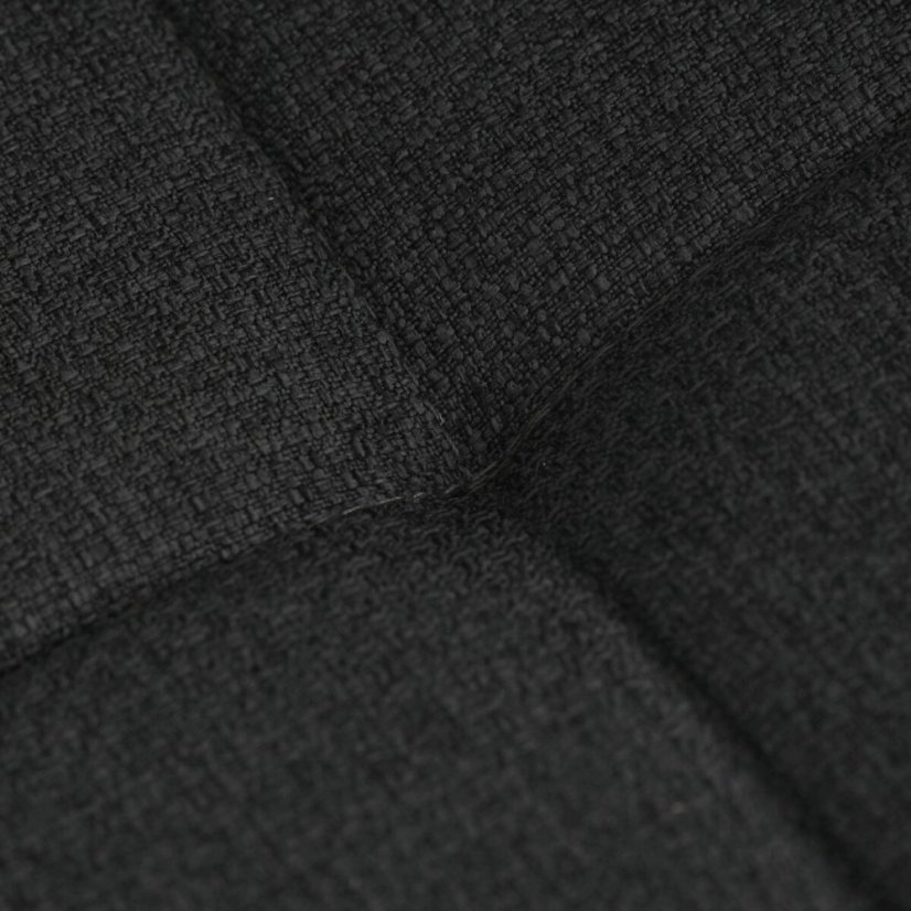 Jídelní židle, černá, látka, DCL-V2017 BK2