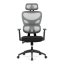 Kancelářská židle, houpací mechanismus, šedá, KA-K2080 GREY