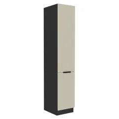 Vysoká skříňka, kašmír/černá, ARAKA 40 DK-210 2F