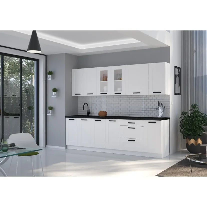 Horní skříňka, bílá, LULA 80 G-72 2 F