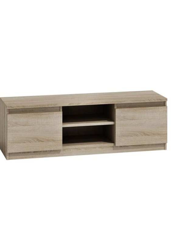 RTV stolek FLOWE 120 dub sonoma (120 x 36) cm