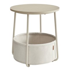 Odkládací stolek 45x45x50cm, mdf, kašmír, AKF-E1023 CRM
