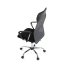 Kancelářská židle, houpací mechanismus, šedá síťovina, KA-E305 GREY