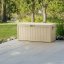 Zahradní úložný box 112x49x54cm, plast, béžová, AZB-G2075 CRM - Barva (vyberte): béžová#eup349581euv1