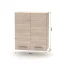 Horní skříňka 2DV NOPL-007-OH, dub sonoma (60 x 70) cm